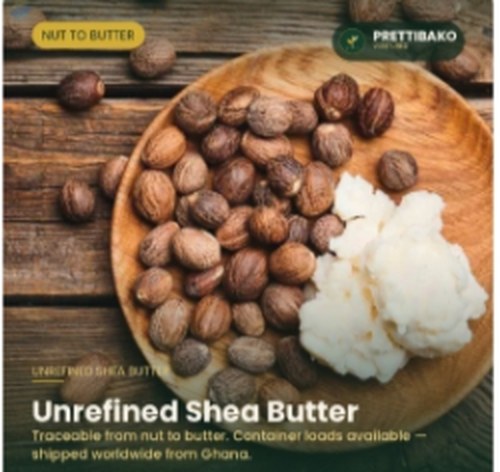 Unrefined shea butter, traceable from nut to butter
